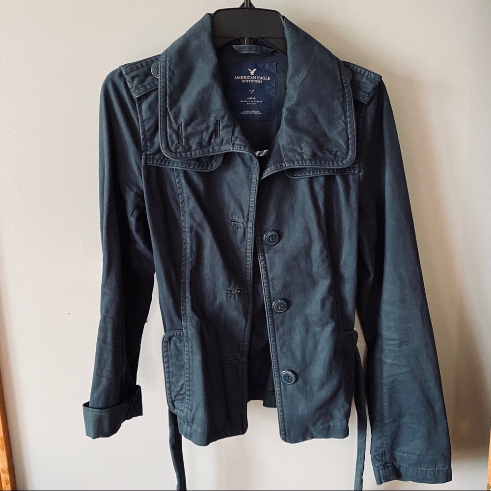 American Eagle Outfitter navy jacket